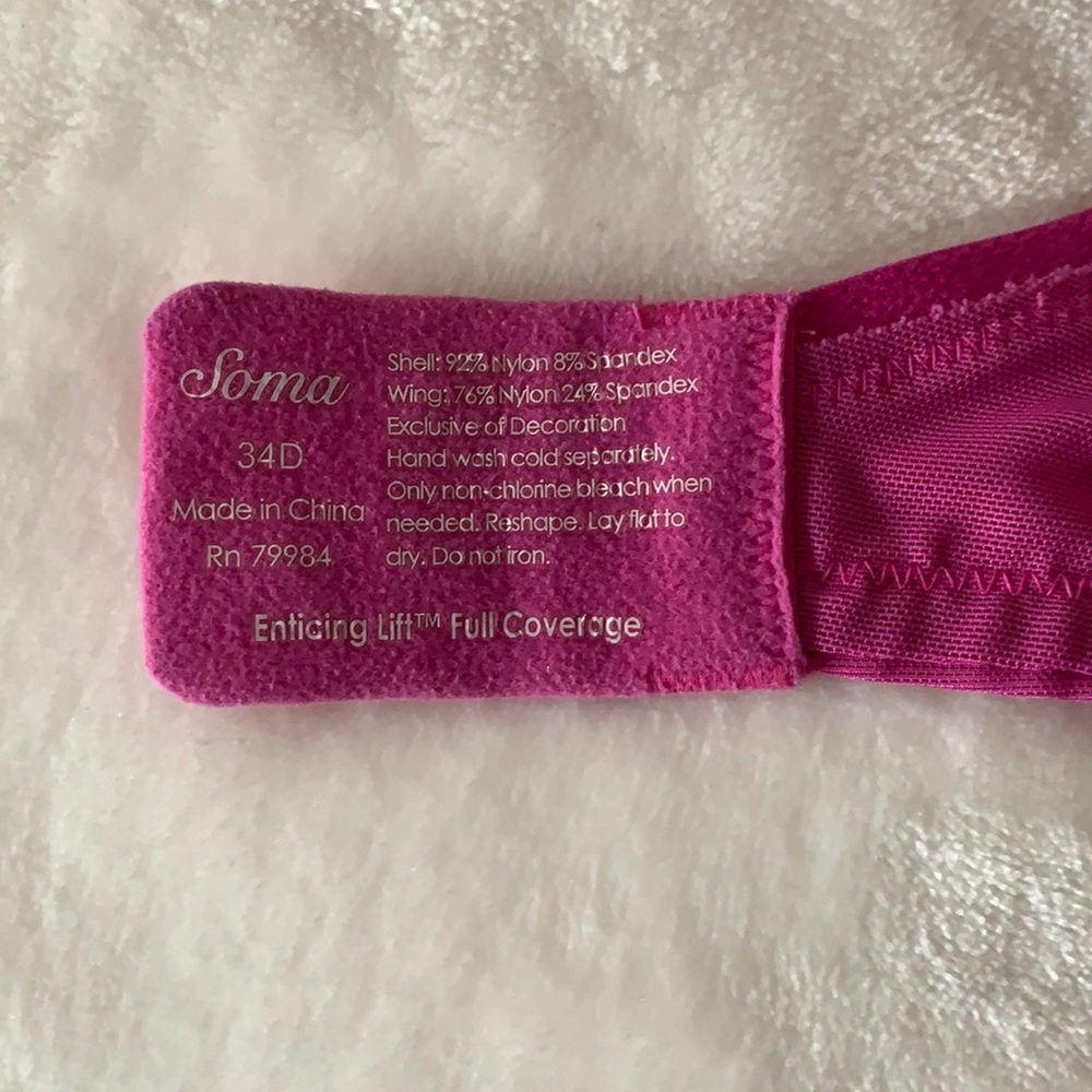 Soma Enticing Lift Full Coverage Bra